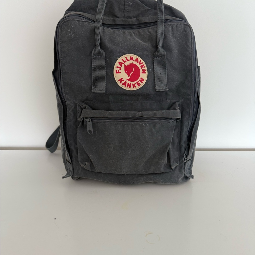Fjallraven Black Backpack Iconic Design Durable
